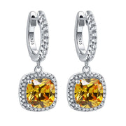 Colorful Zircon Earrings