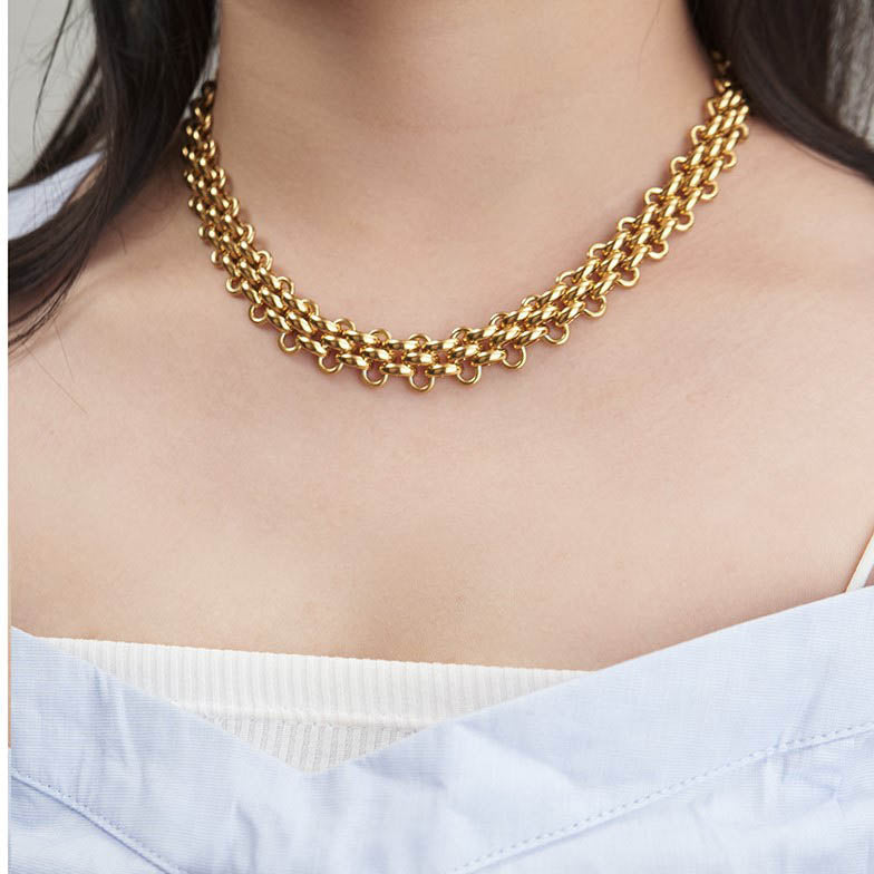 Gold Plated Chain Necklace