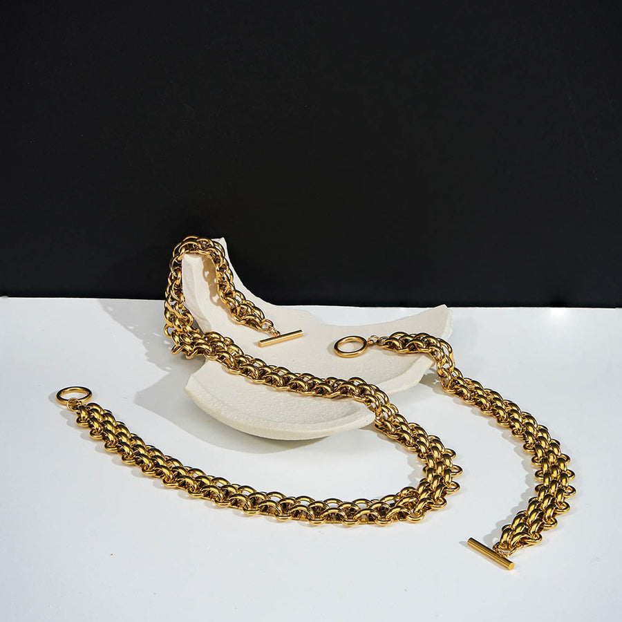 Gold Plated Chain Necklace