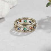 Colored Zircon Rings