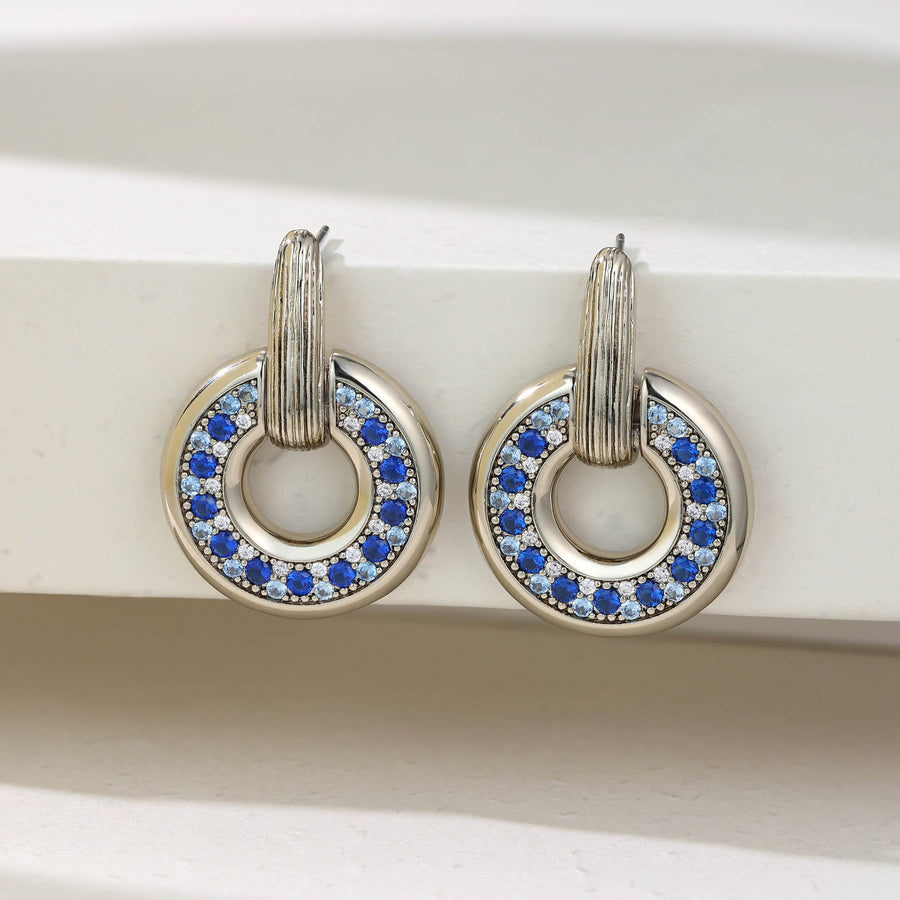 Full Zircon Vintage Earrings