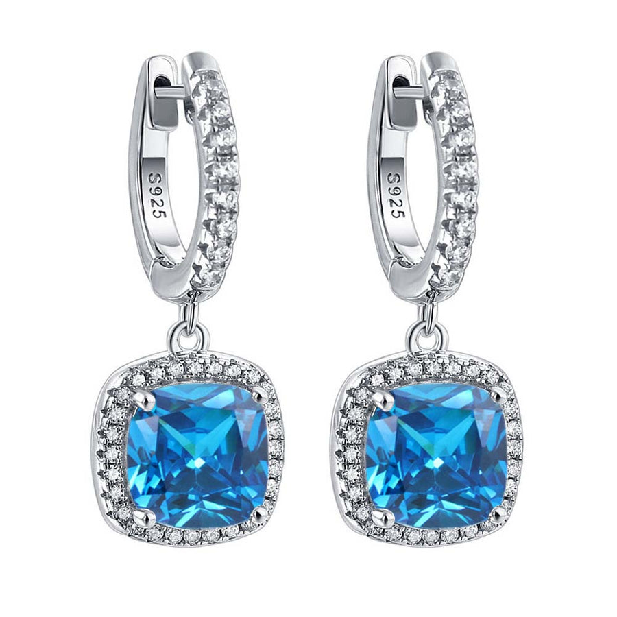 Colorful Zircon Earrings