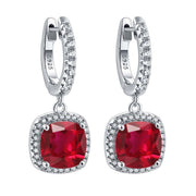 Colorful Zircon Earrings