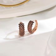 Time retrospective Rose Gold Earrings