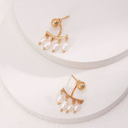 Rice Freshwater Pearl Earrings