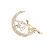 Angel Elf Zircon Brooch